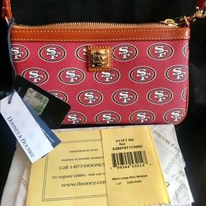 Dooney & Bourke San Francisco 49ERS Logo Wristlet
